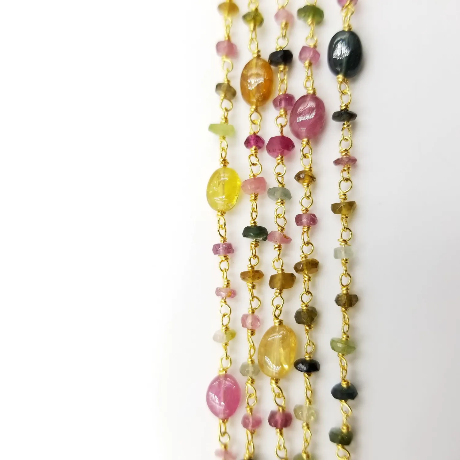 Our Dve Multi-Chain bracciale oro multicolore