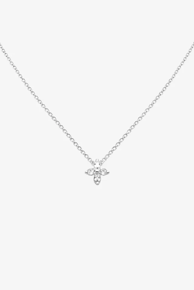 Uchi & Soto Kinmokusei collana argento fiore silver