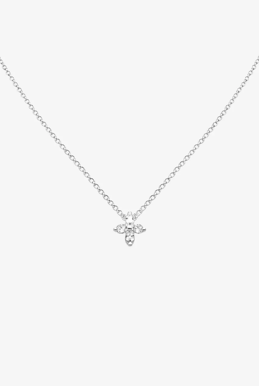 Uchi & Soto Kinmokusei collana argento fiore silver
