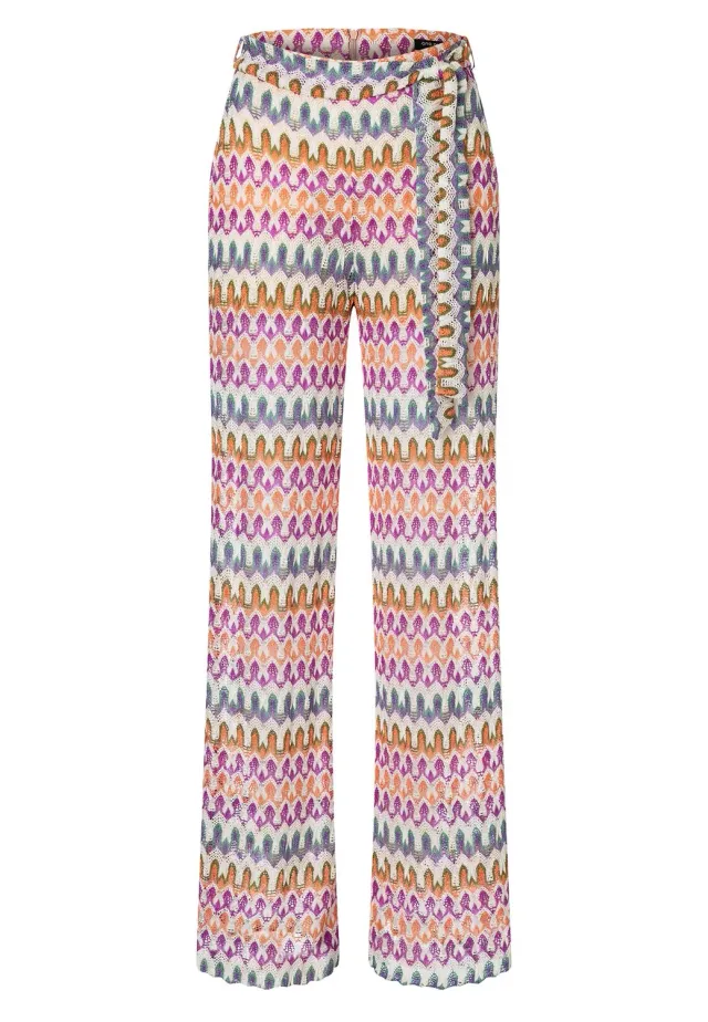 Ana Alcazar Kybo pantaloni maglia traforata
