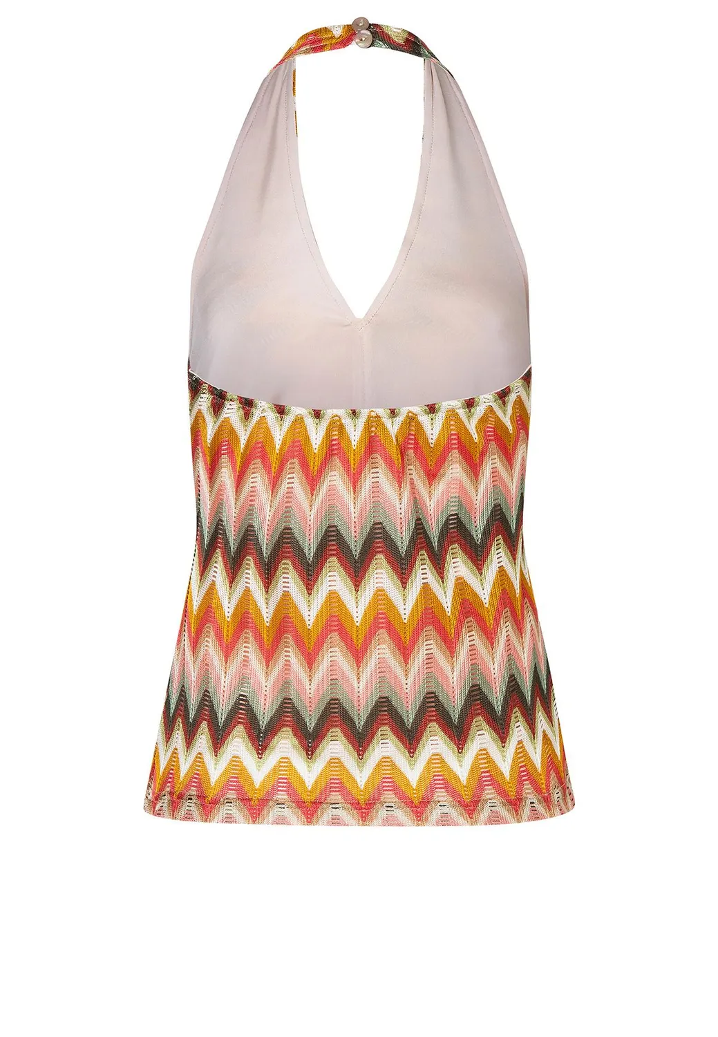 Ana Alcazar Poline top maglia fantasia zigzag