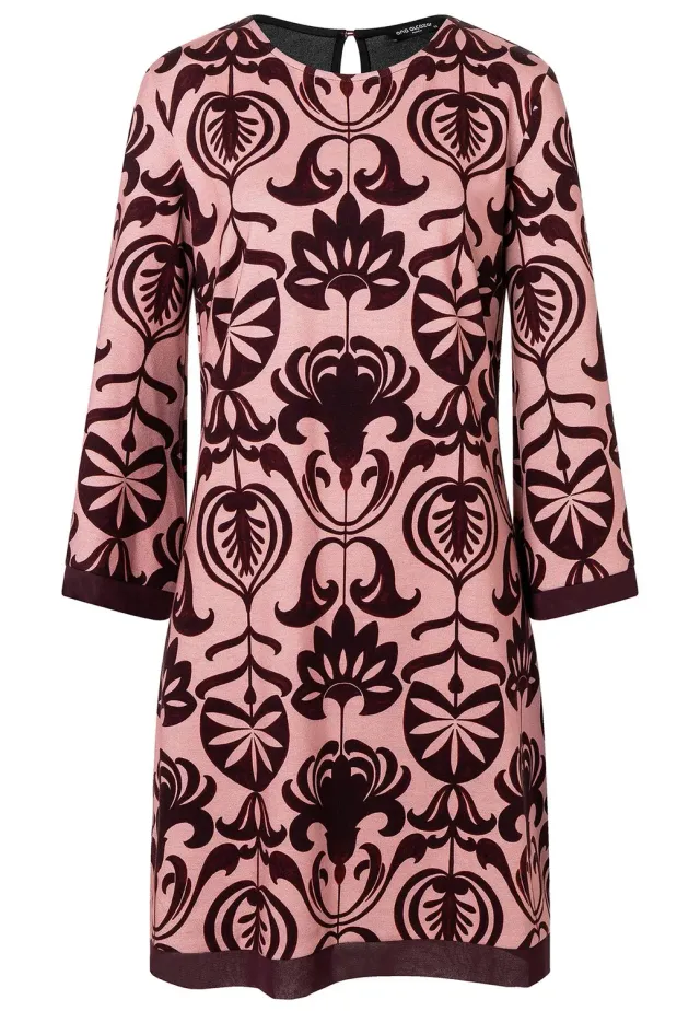 Ana Alcazar Sorina vestito linea A floreale rosa