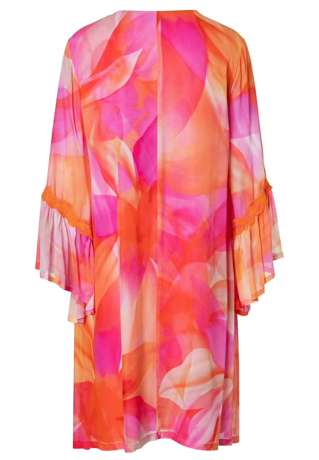 Ana Alcazar Zeluna abito corto chiffon fantasia floreale