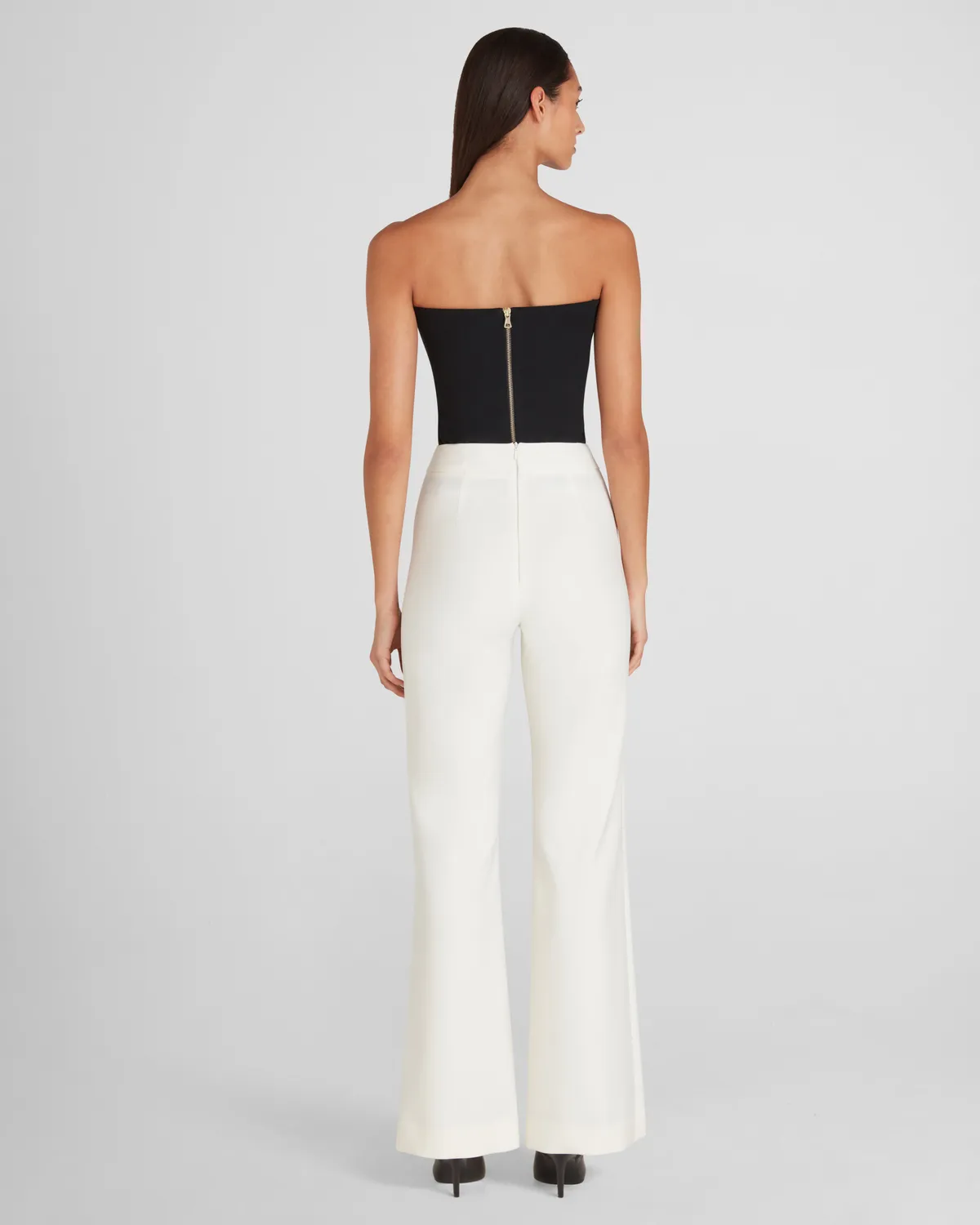 Violante Nessi Dumas top bustier nero sable cady