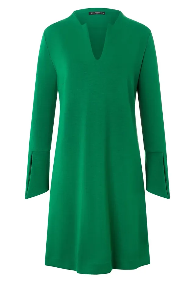Ana Alcazar Mejsa vestito tunica verde cut-out