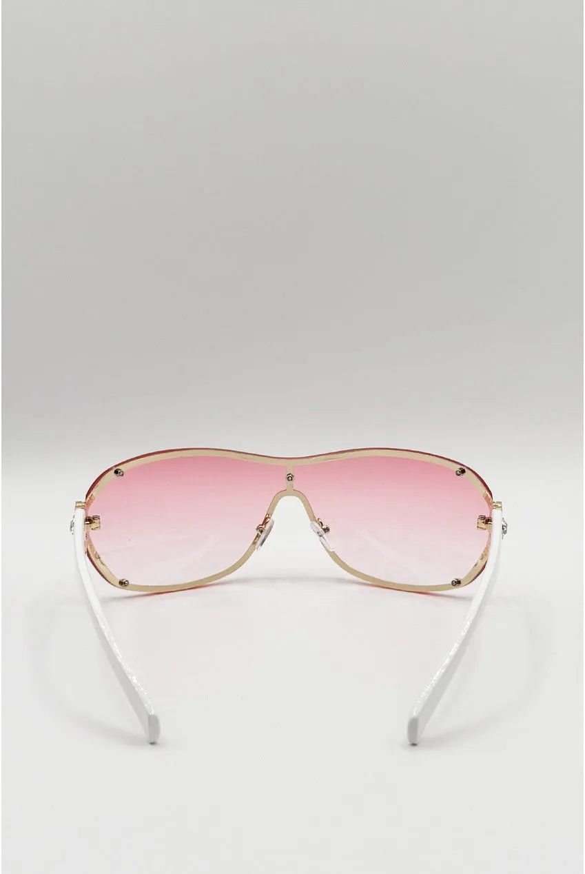 SVNX Vintage Rose SG2604109 occhiali rosa avvolgenti