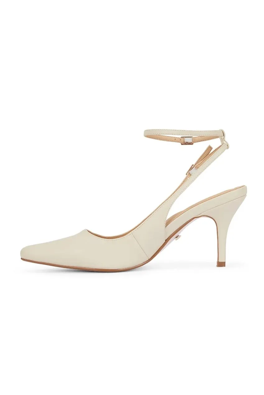 Malow London Camila décolleté slingback oro tacco 8,5 cm