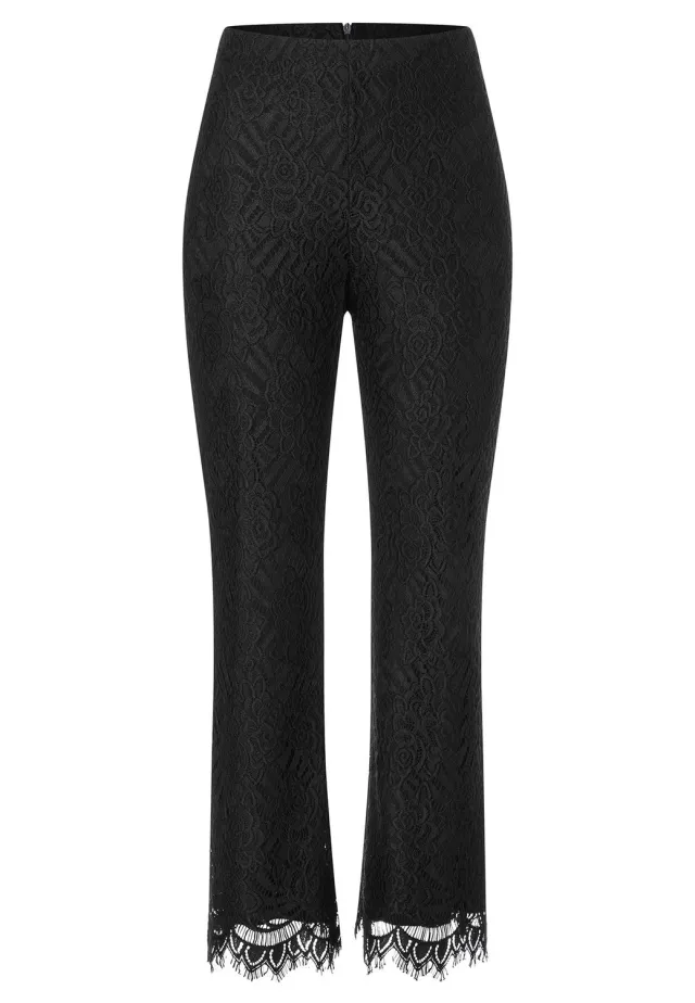 Ana Alcazar Kadane pantaloni pizzo nero