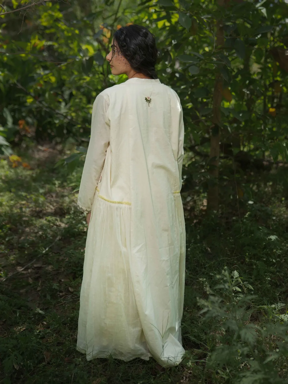 Our Dve Rabia Set completo abito e giacca giallo