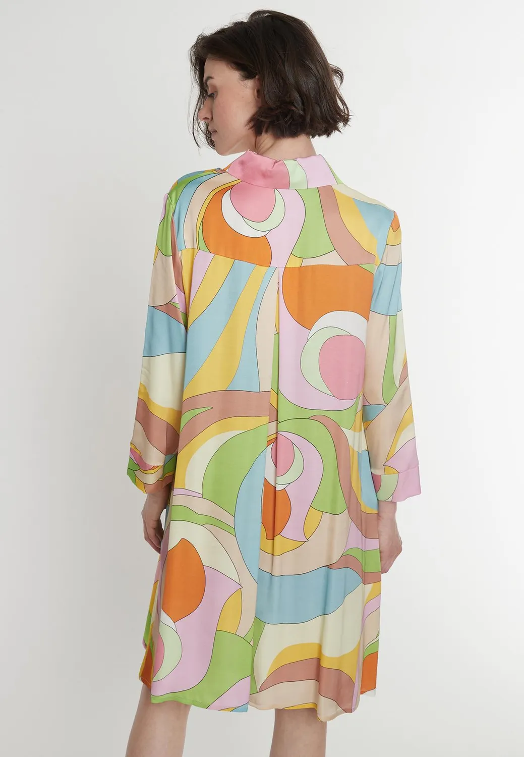 Ana Alcazar Pazoly chemisier corto pastel