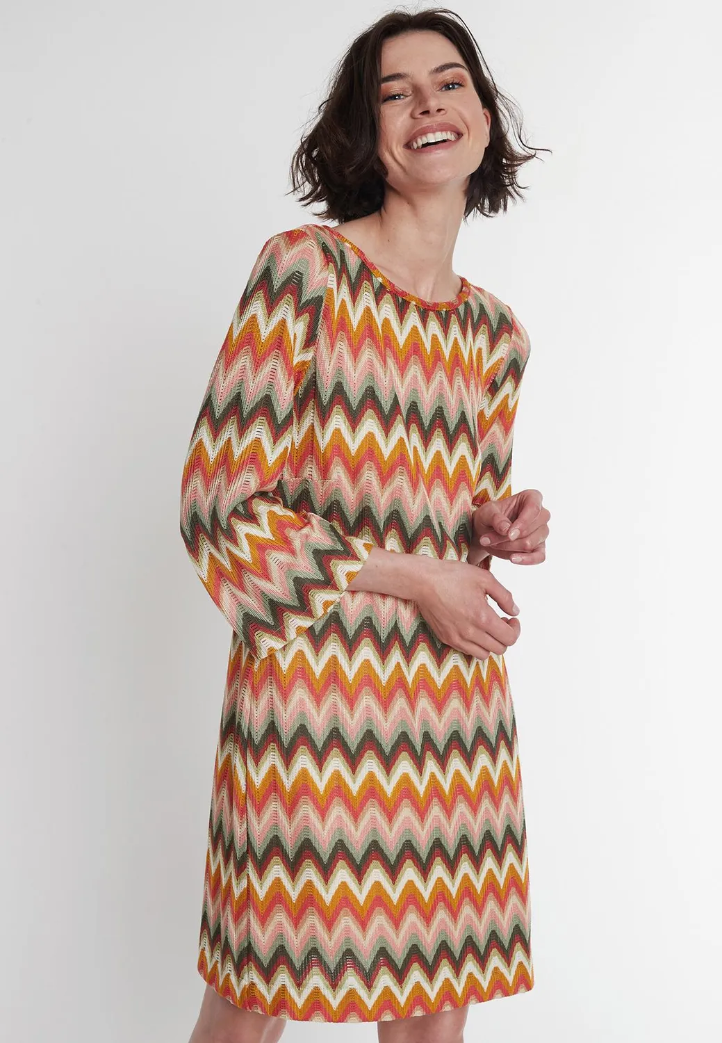 Ana Alcazar Poema abito maglia corto maniche 3/4