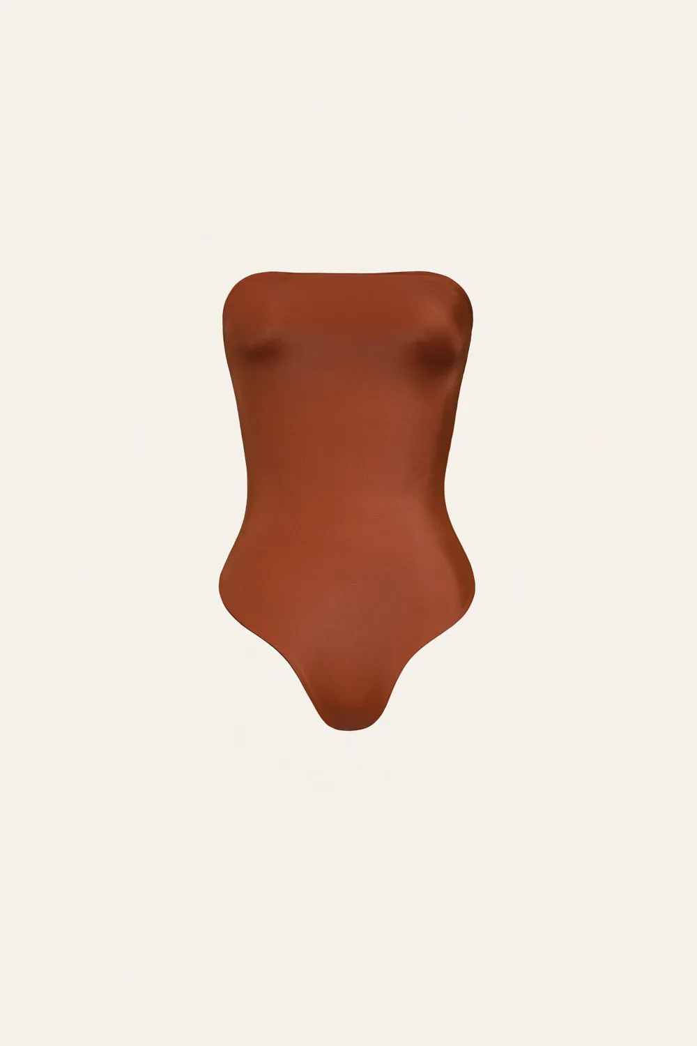 Johanna Ortiz The Classic costume intero marsala cintura conchiglie