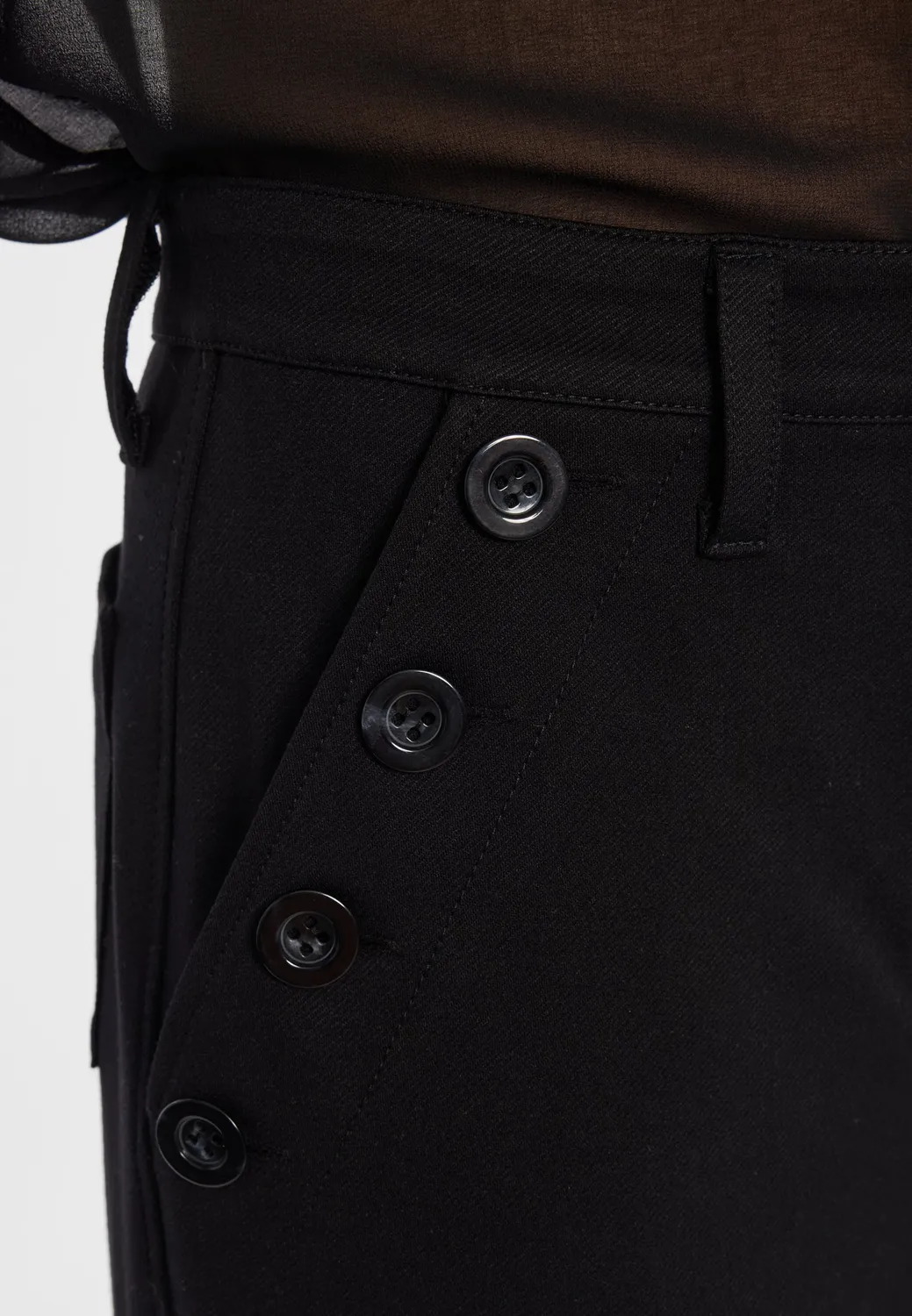 Ana Alcazar Elida pantaloni palazzo vita alta jersey