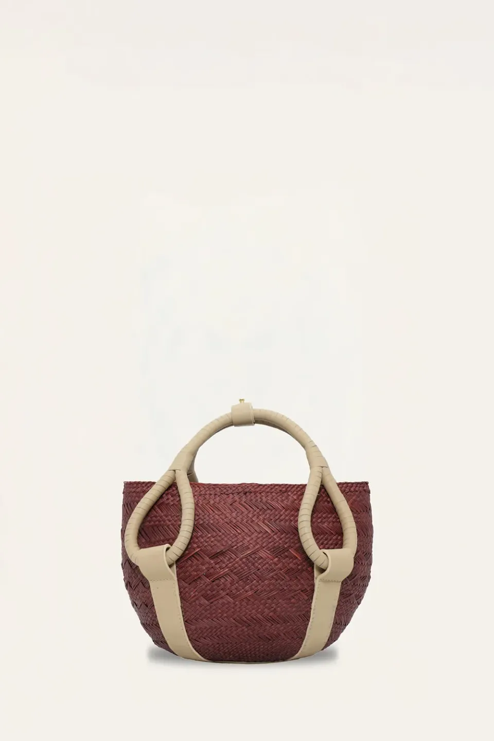 Johanna Ortiz Ballad Of The Frontier mini tote borsa vino