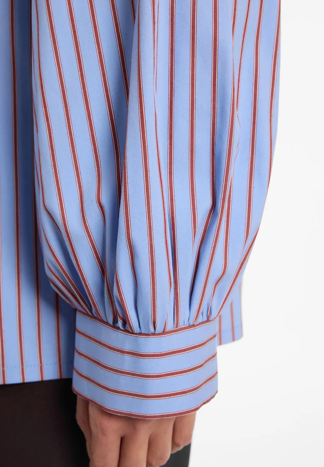 Ana Alcazar Enlirese camicia cotone maniche bishop