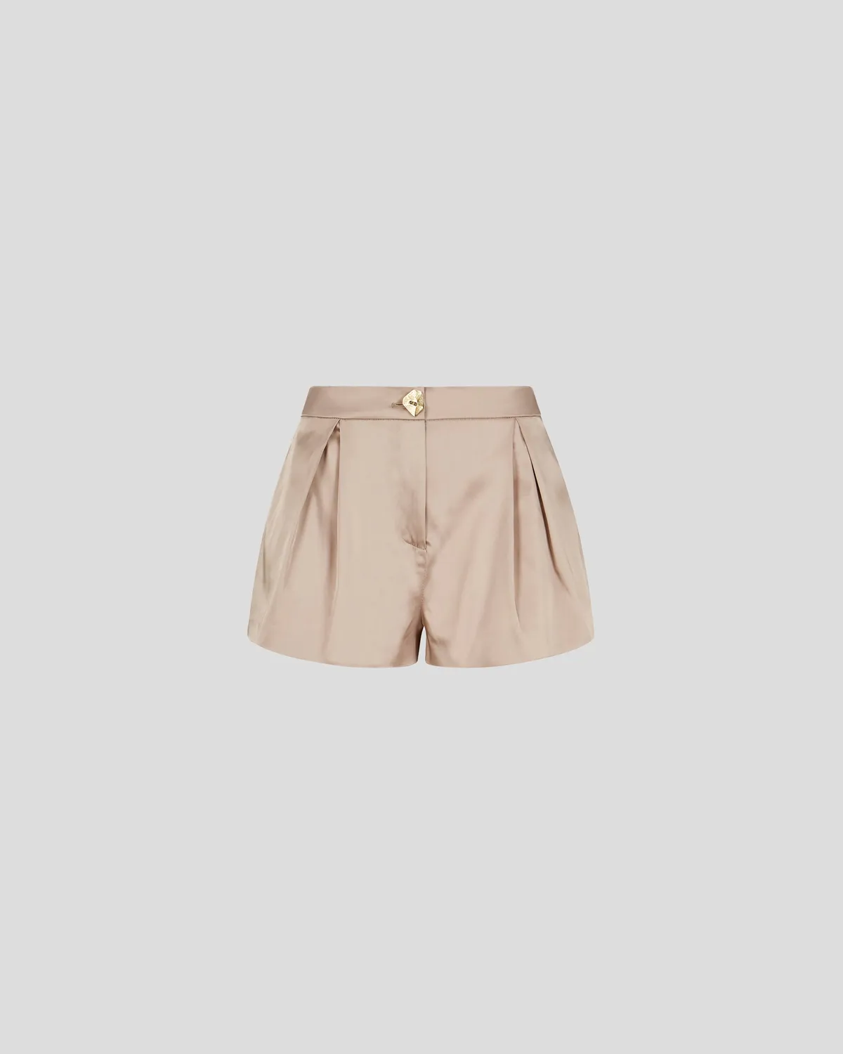 Violante Nessi Pasolini shorts raso cady beige