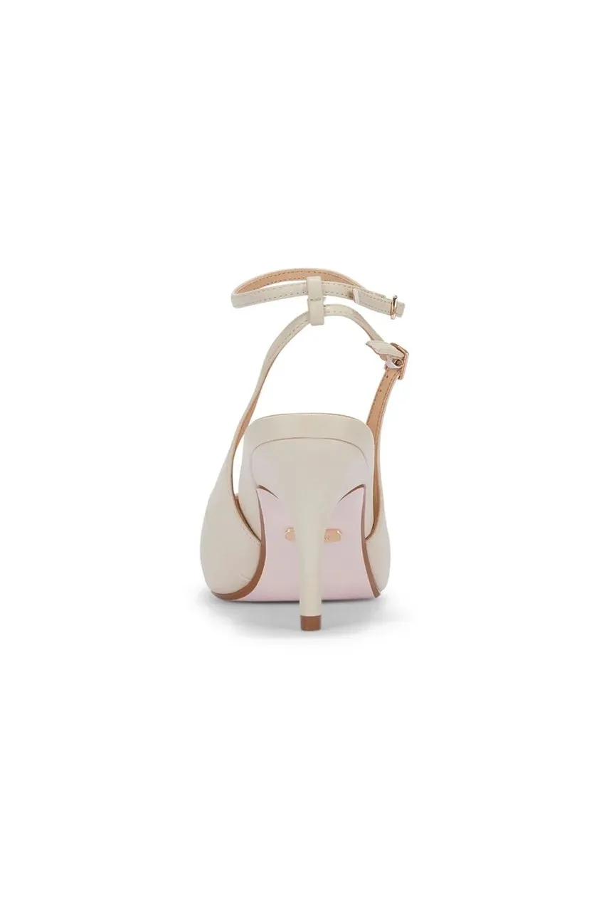 Malow London Camila décolleté slingback oro tacco 8,5 cm