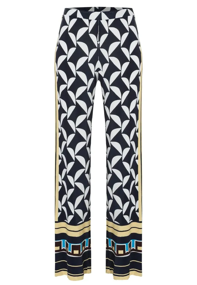 Ana Alcazar Zilmoa pantaloni jersey fantasia grafica