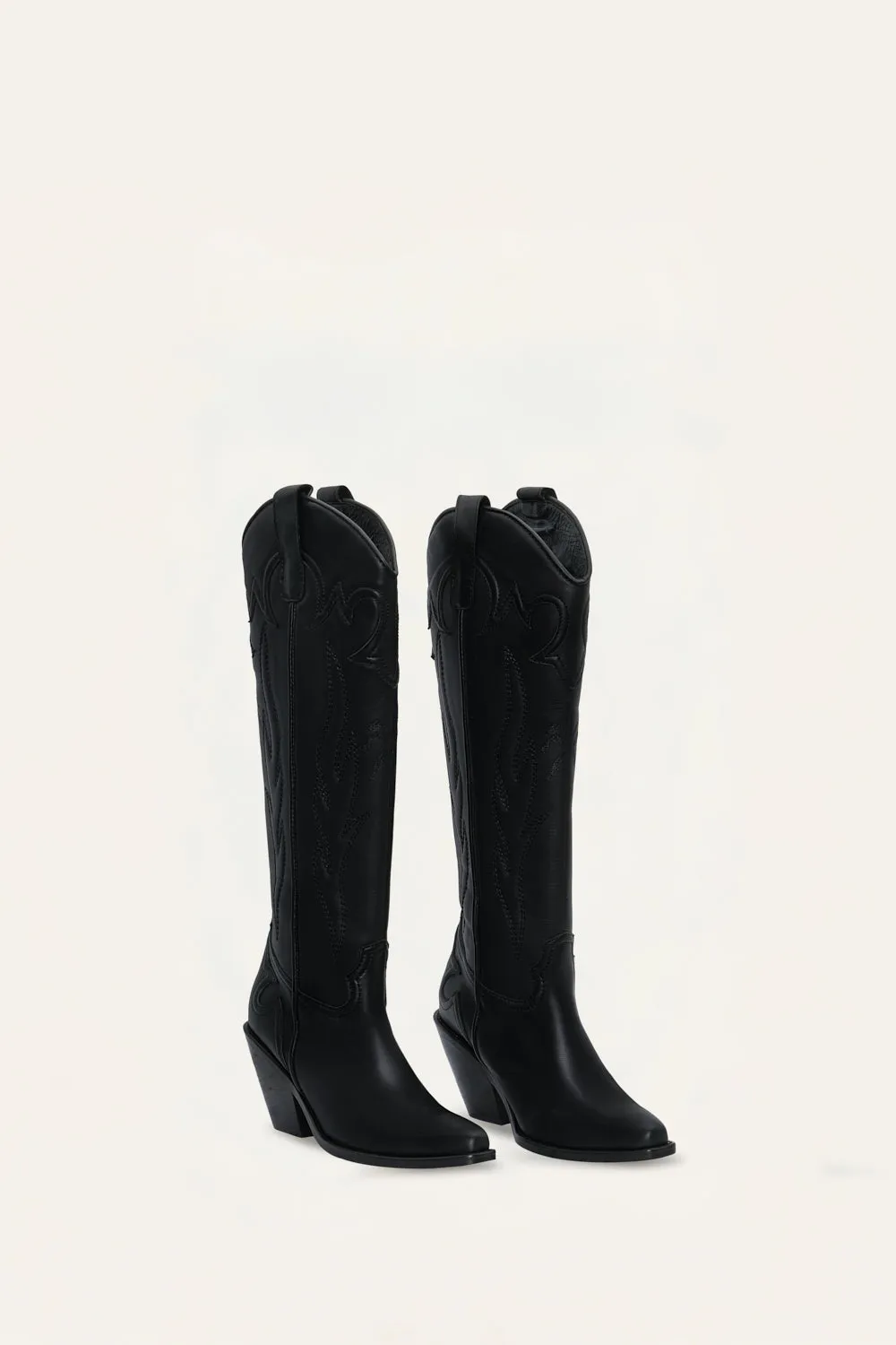 Johanna Ortiz Enchanted Threshold stivali pelle neri