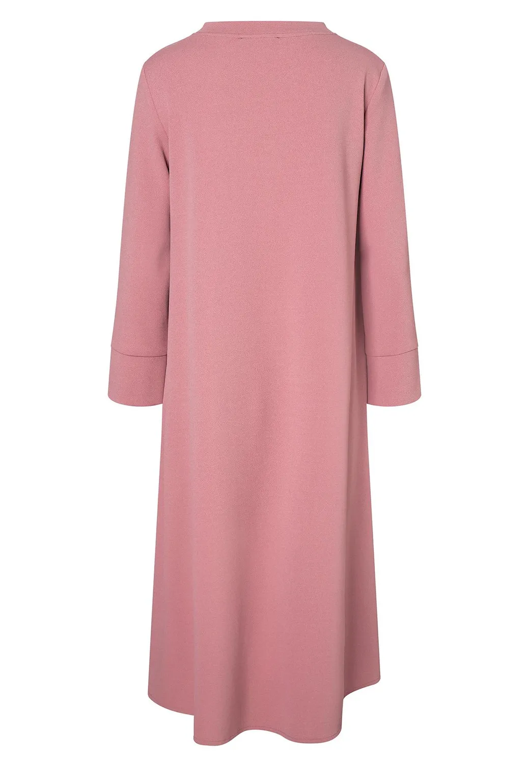 Ana Alcazar Hanika abito midi rosa linea svasata