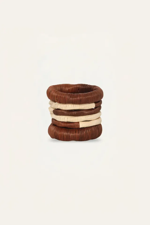 Johanna Ortiz Free Galloper Bangles bracciali bejuco marrone