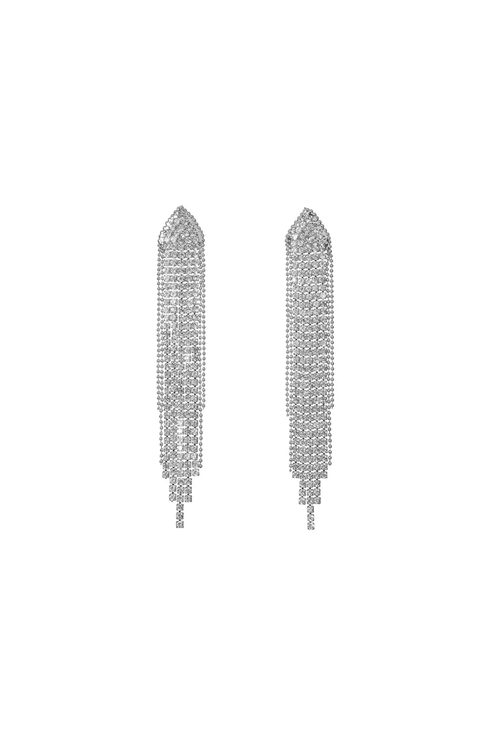 Bella Barnett Rosie Orecchini pendenti argento strass