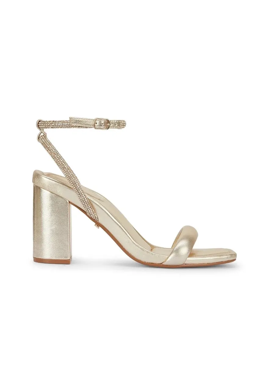 Malow London Sabrina sandali oro tacco 8,5 cm