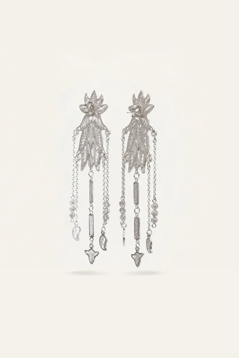 Johanna Ortiz Celestial orecchini argento pendenti