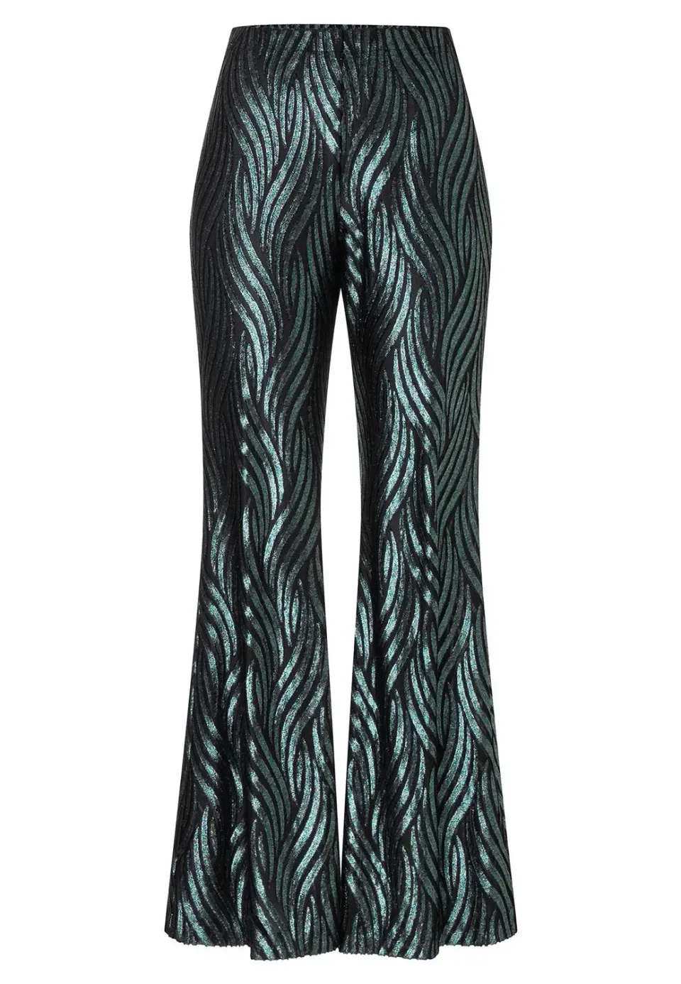 Ana Alcazar Ifisa pantaloni velluto zampa neri