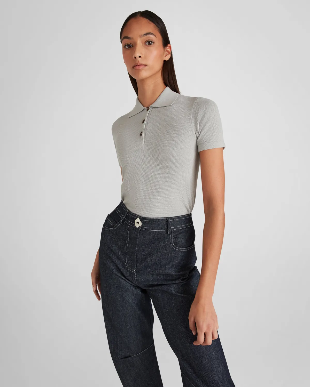 Violante Nessi Andy jeans blu cotone organico