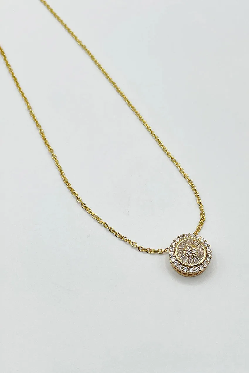 SVNX Diamante Halo JE413024 parure oro collana orecchini