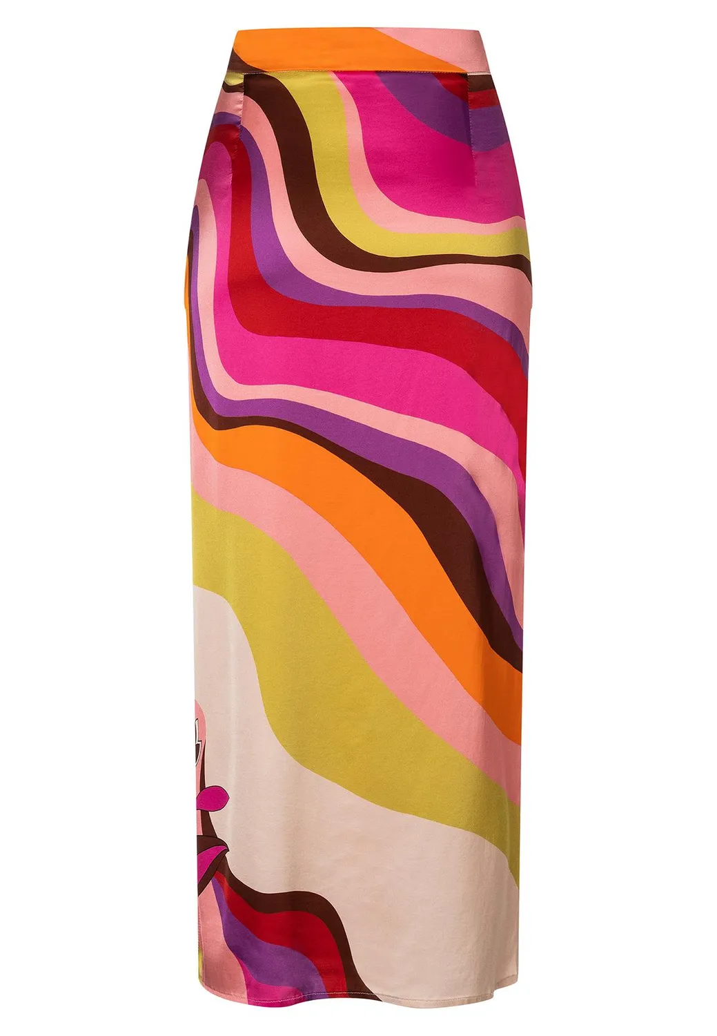 Ana Alcazar Katasy gonna maxi fantasia onde elastica