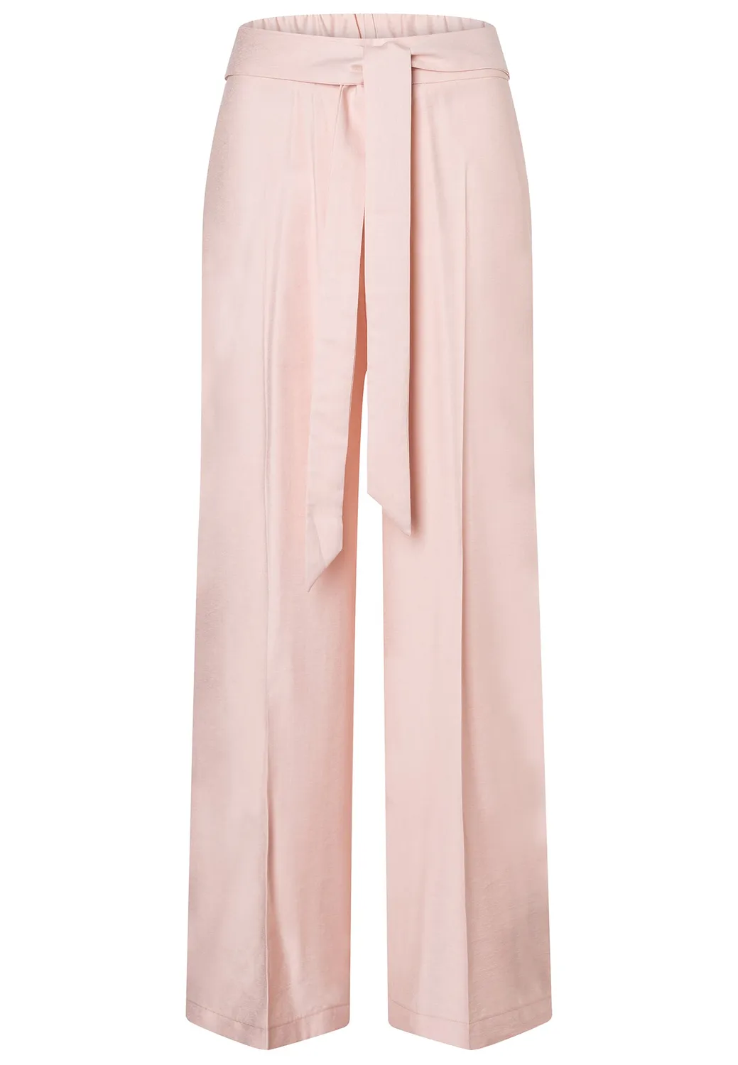 Ana Alcazar Dorli pantaloni rosa cintura annodata
