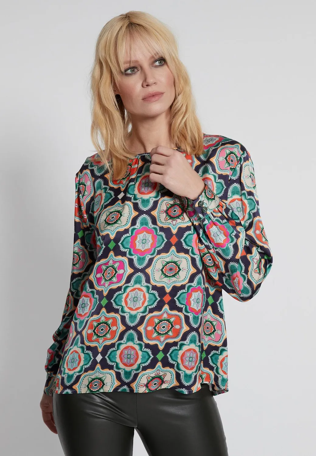Ana Alcazar Haisy blusa fantasia retro