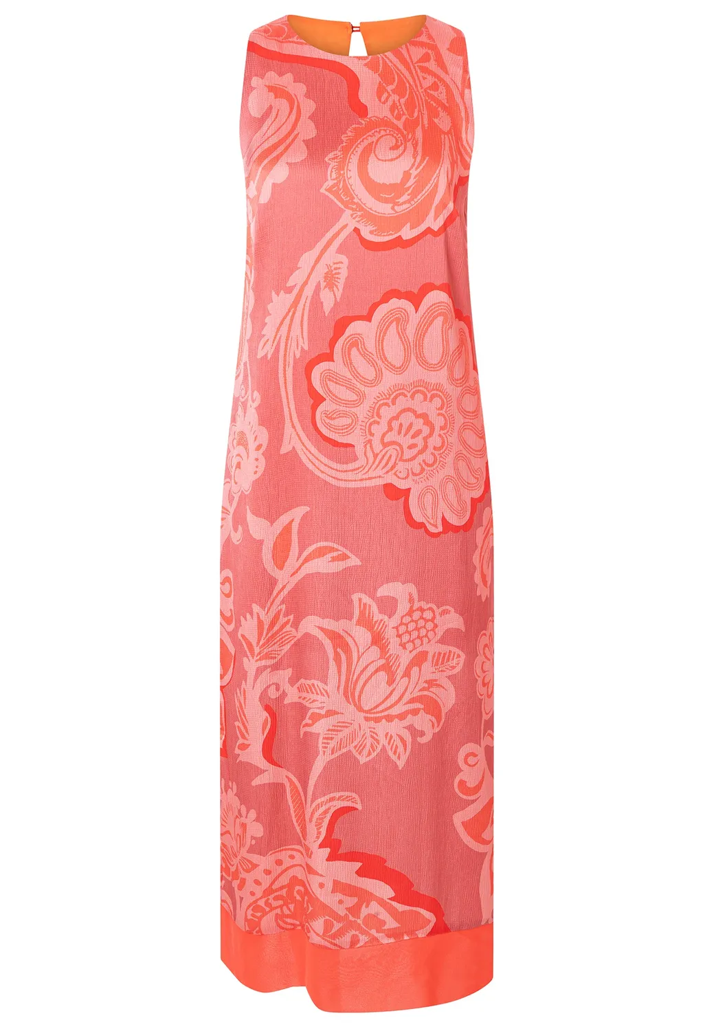 Ana Alcazar Deila vestito maxi raso arancione