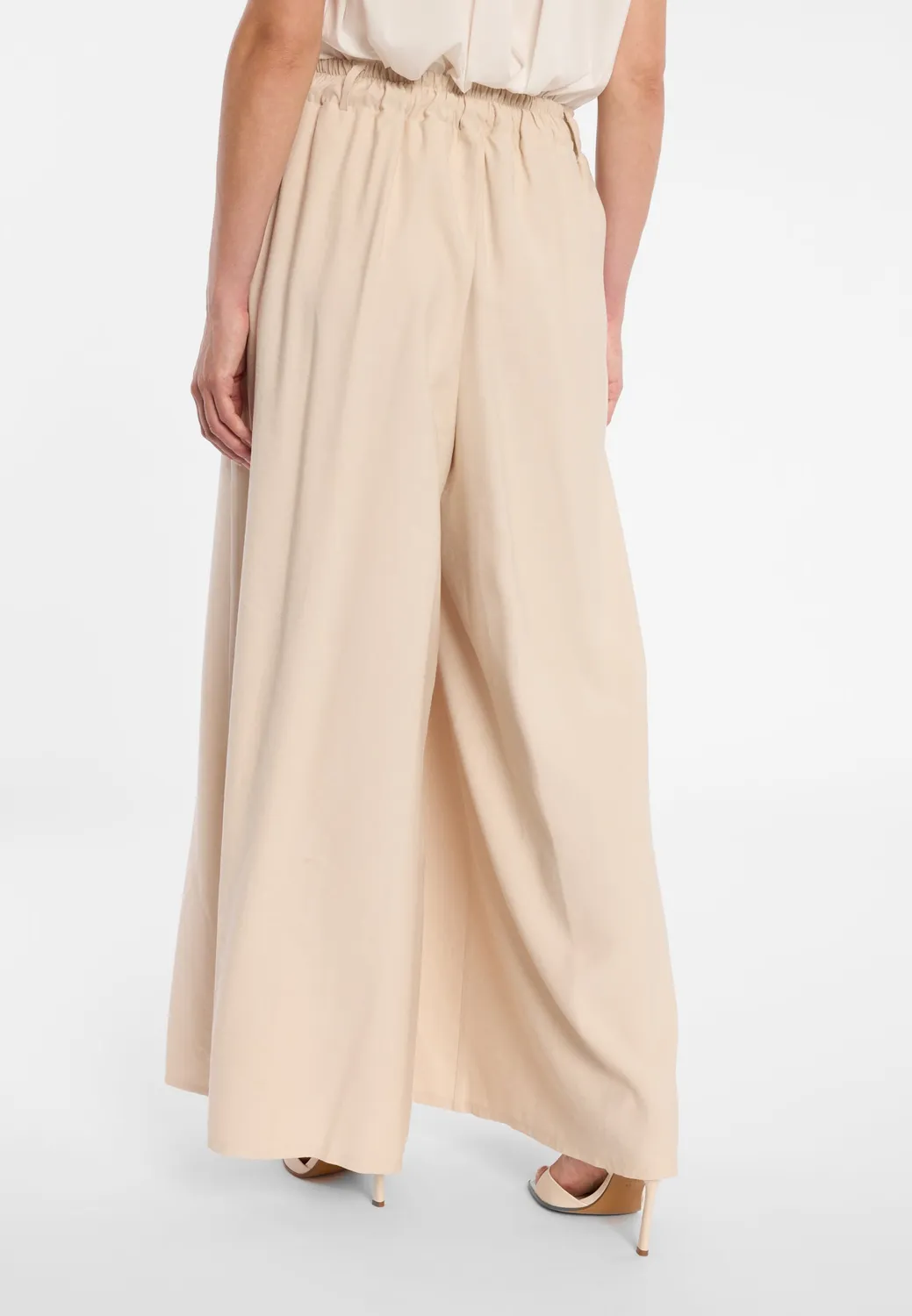 Ana Alcazar Dorin pantalone palazzo beige