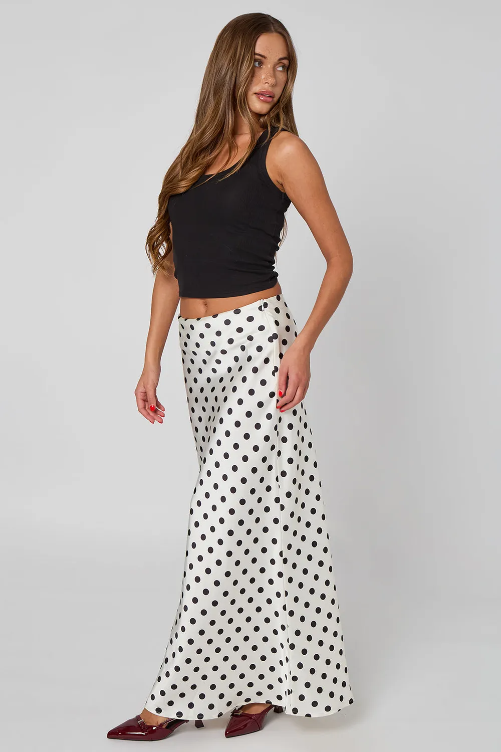 Urban Bliss Spot gonna maxi crema a pois