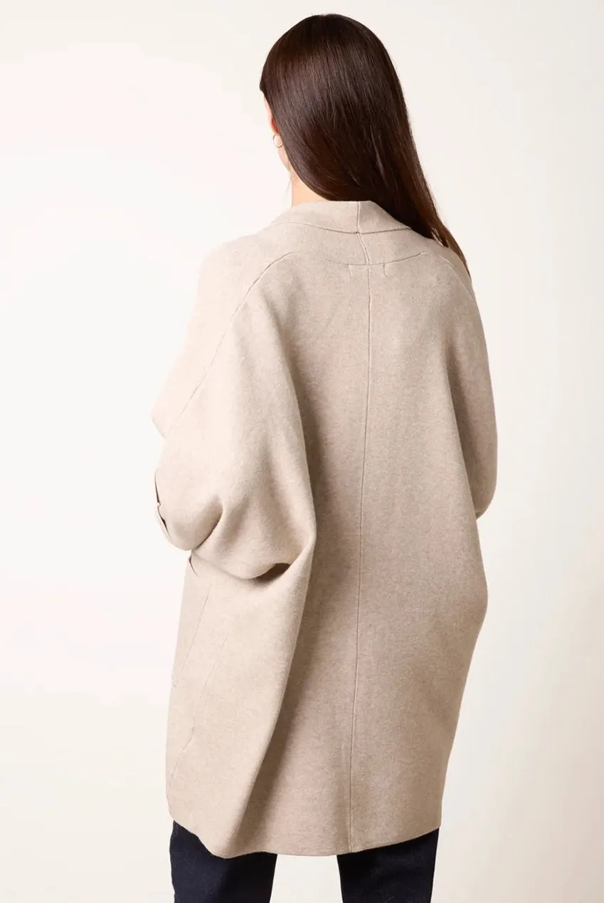 Blue Vanilla cardigan cioccolato chunky taglia unica