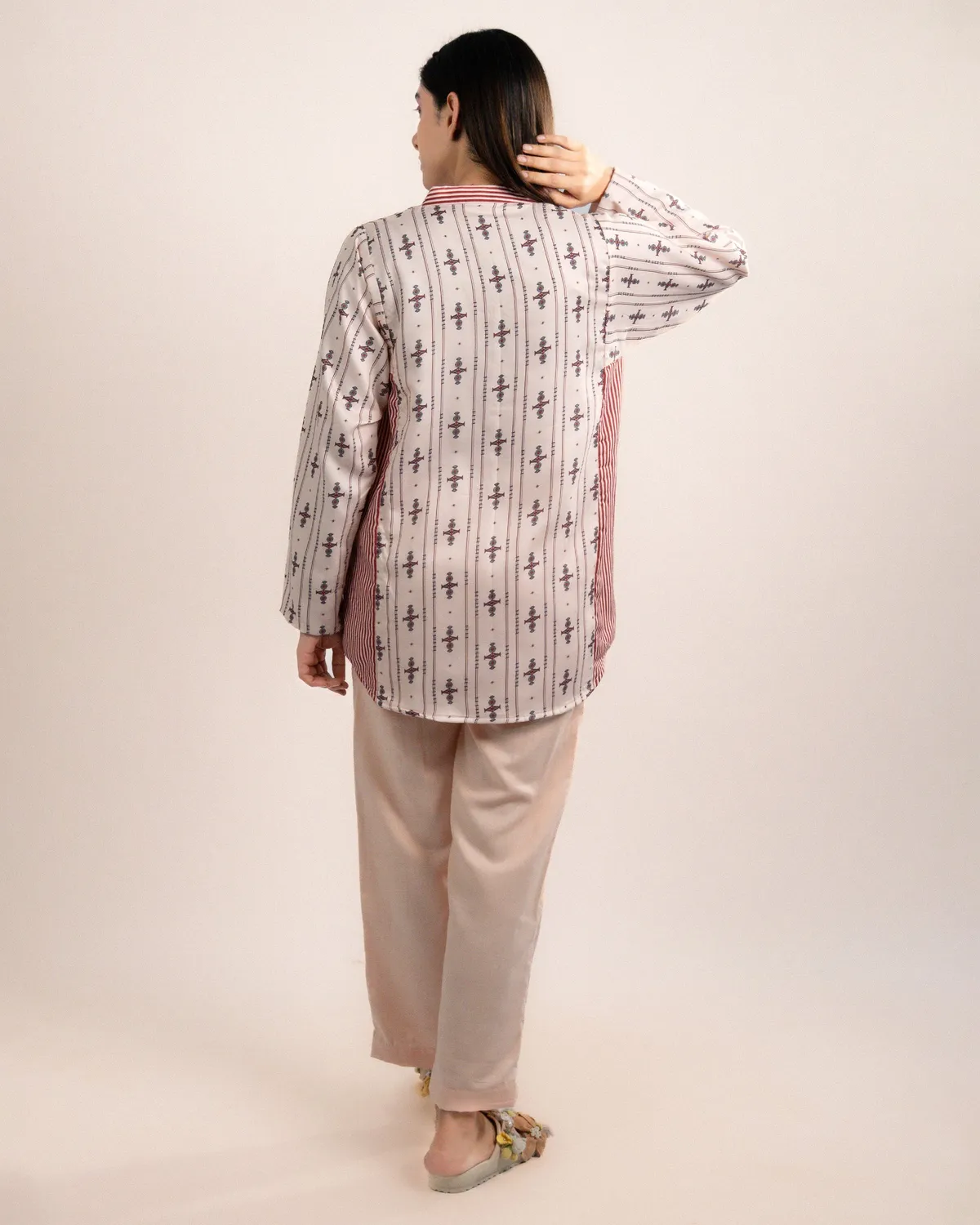 Our Dve Zuri camicia modal fantasia mistica