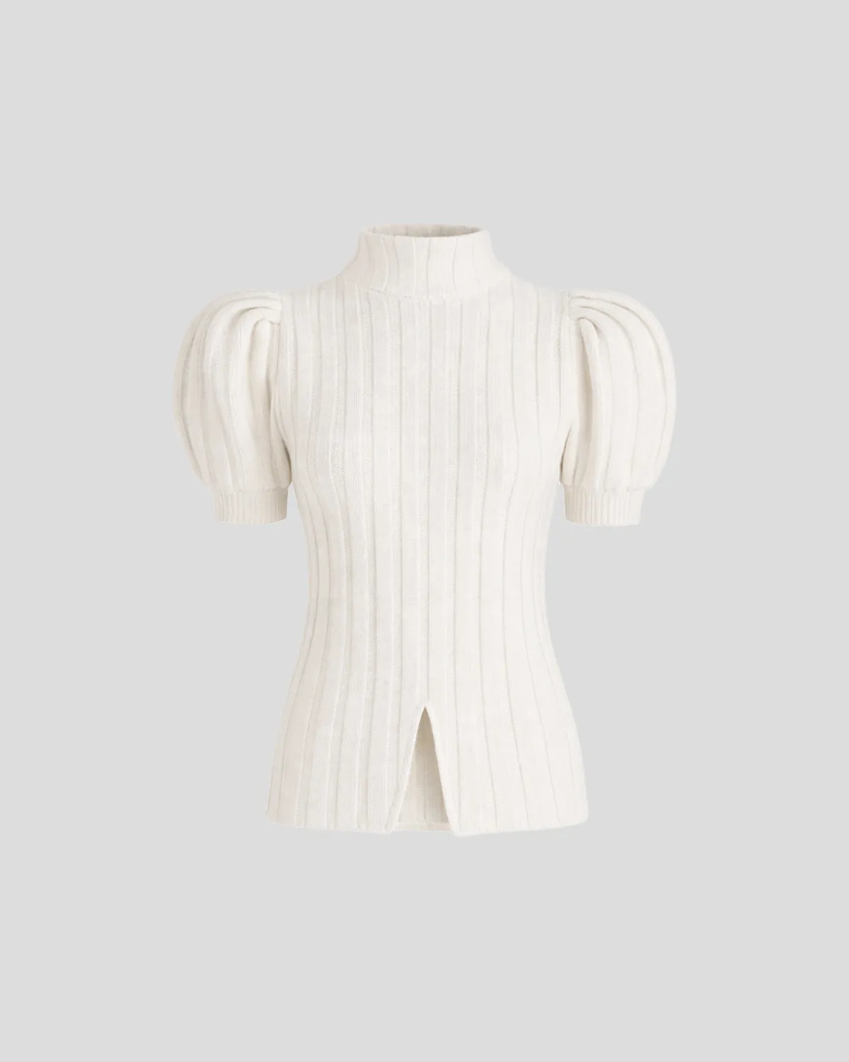 Violante Nessi Riley maglia avorio lana merino