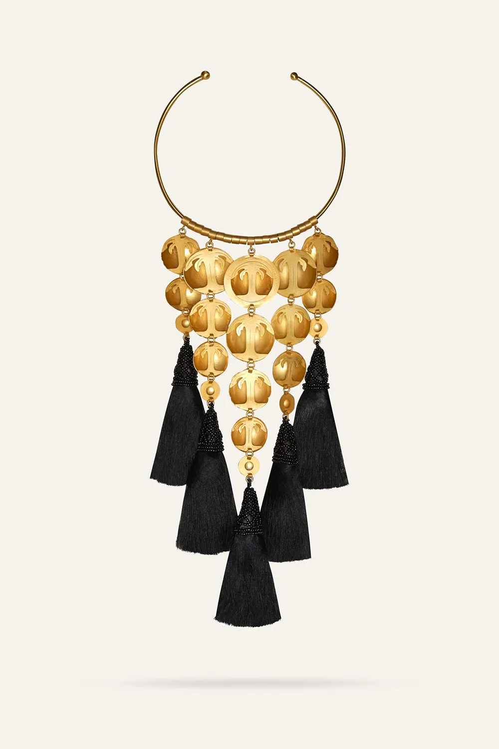 Johanna Ortiz Tropical Breeze collana choker oro nero