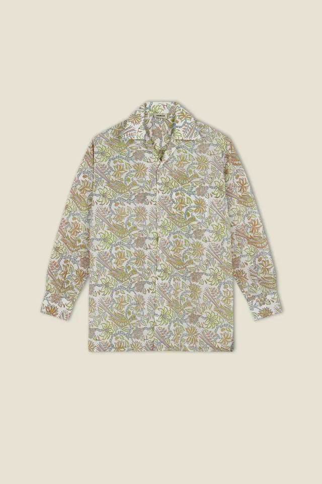 Dahlia Harry camicia unisex tropical in cotone