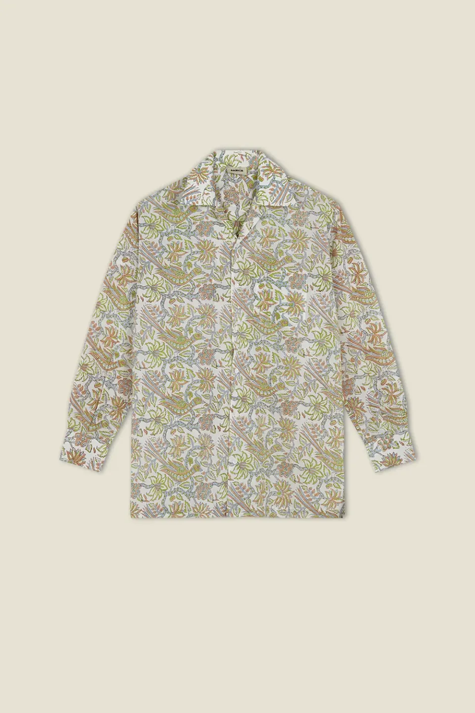 Dahlia Harry camicia unisex tropical in cotone