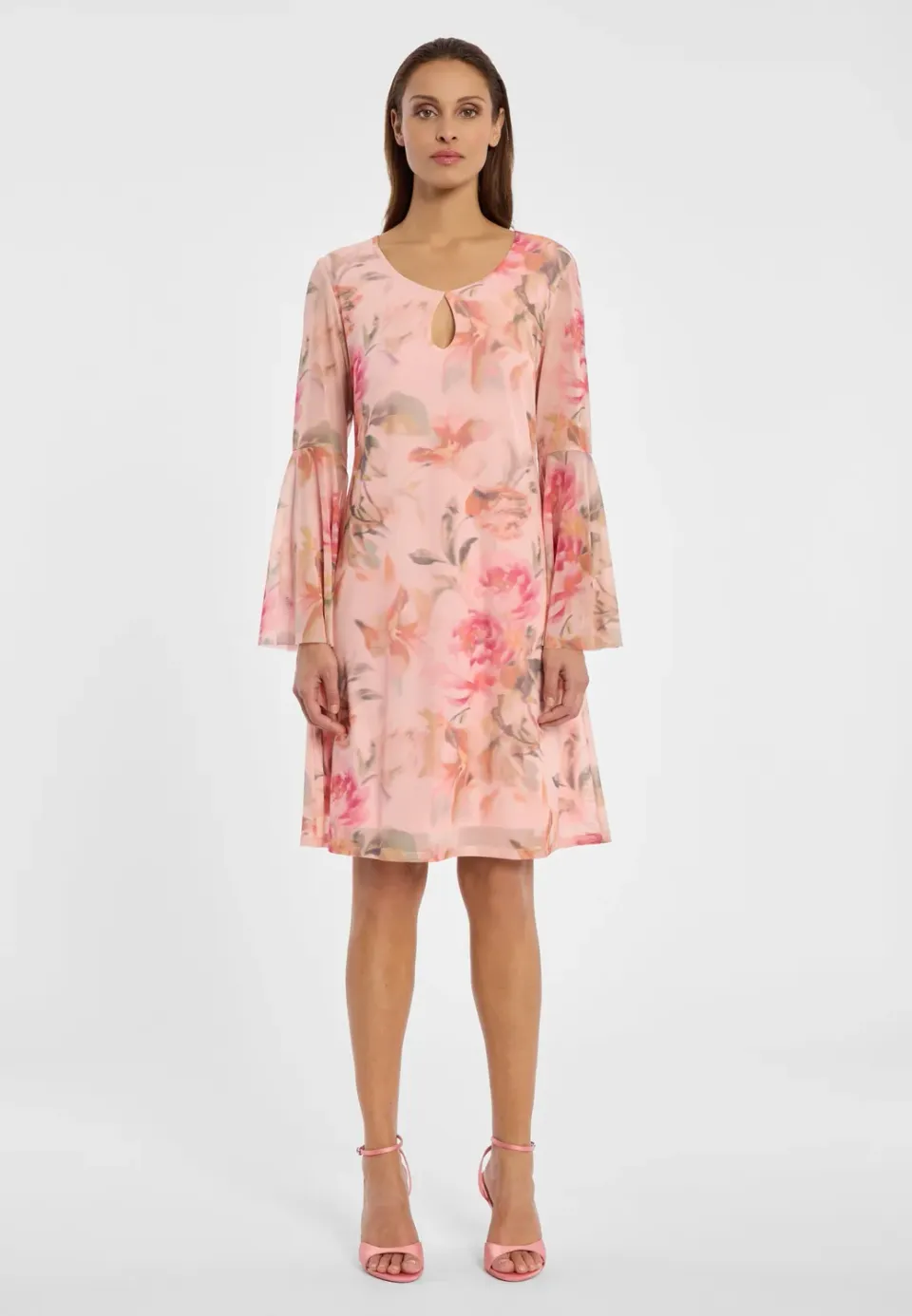 Ana Alcazar Dessi abito corto floreale rosa