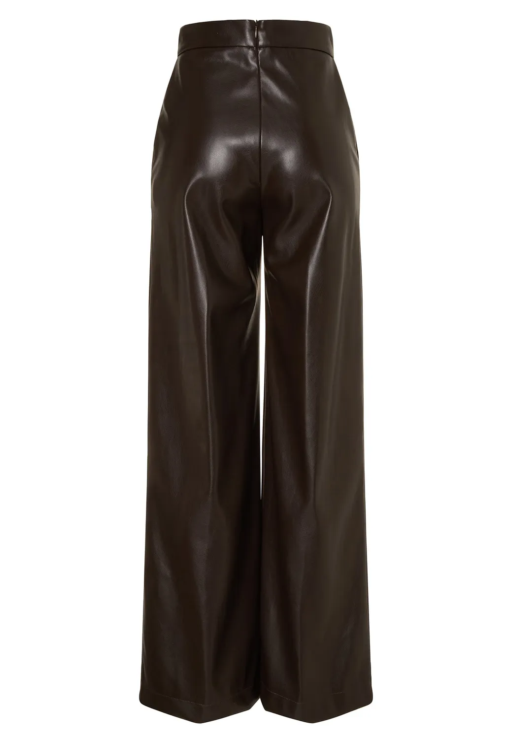 Ana Alcazar Enoras pantaloni palazzo ecopelle