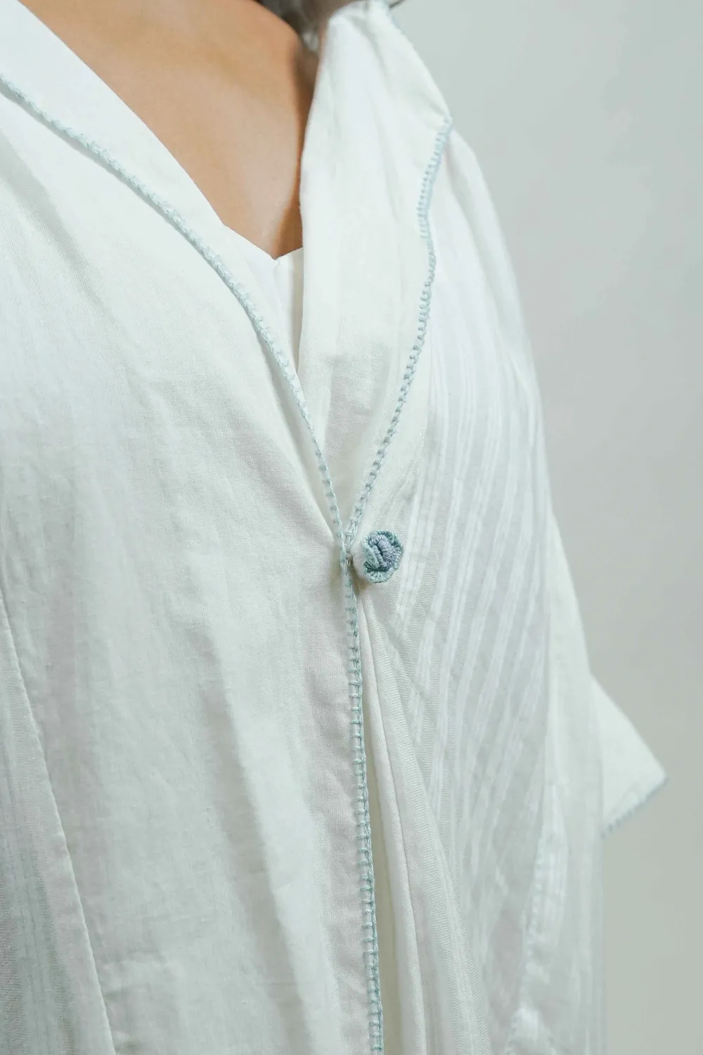 Our Dve S0016 Giacca Shrug Cotone Bianco Taglia Unica