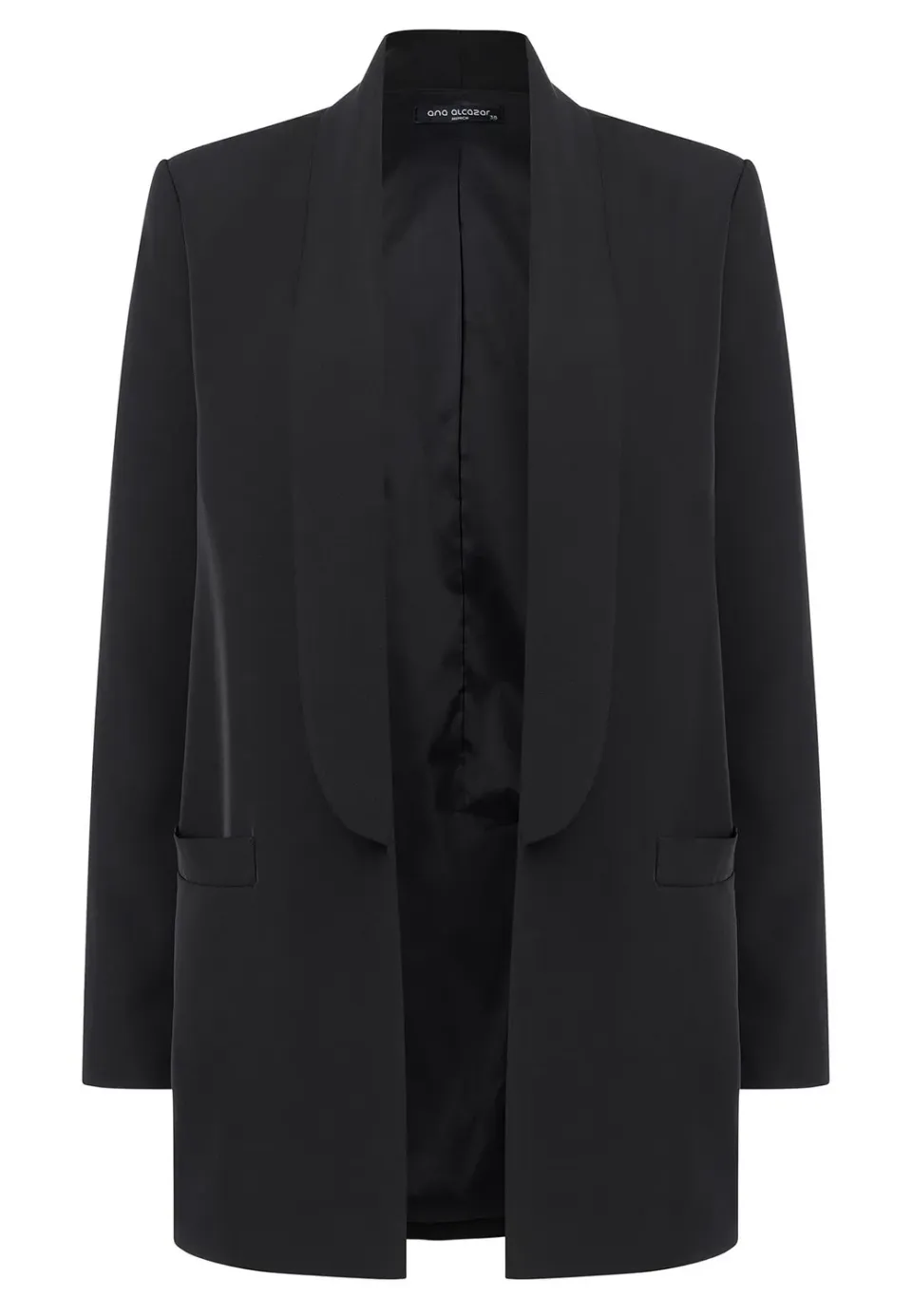 Ana Alcazar Ramia blazer nero estivo viscosa