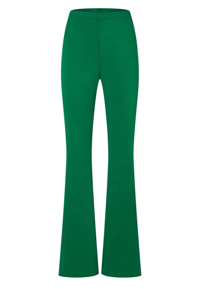 Ana Alcazar Iska pantaloni jersey verdi casual