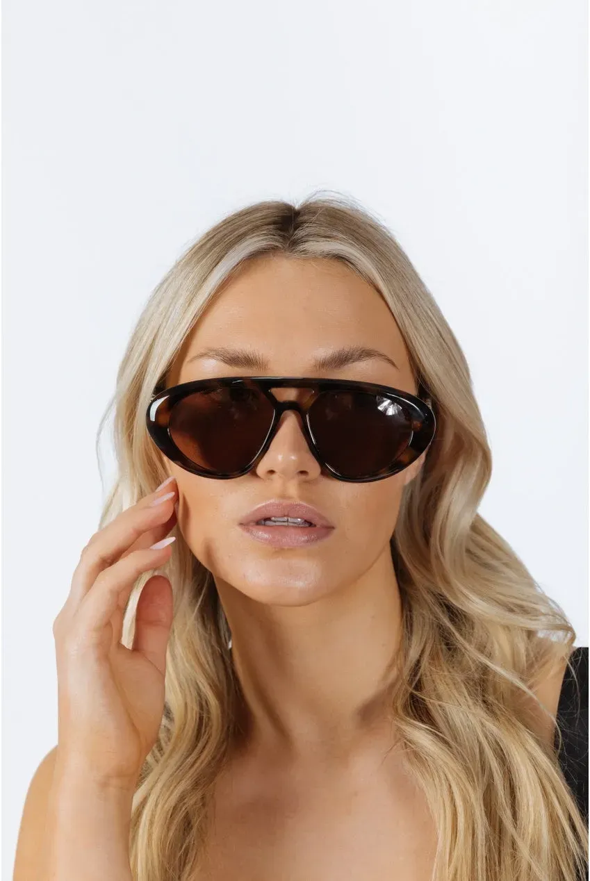 SVNX Chunky Aviator occhiali da sole arancioni