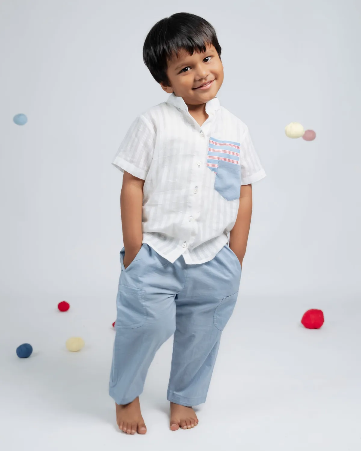 Our Dve Be You Kids Tiny Trend completo bimbo bianco blu